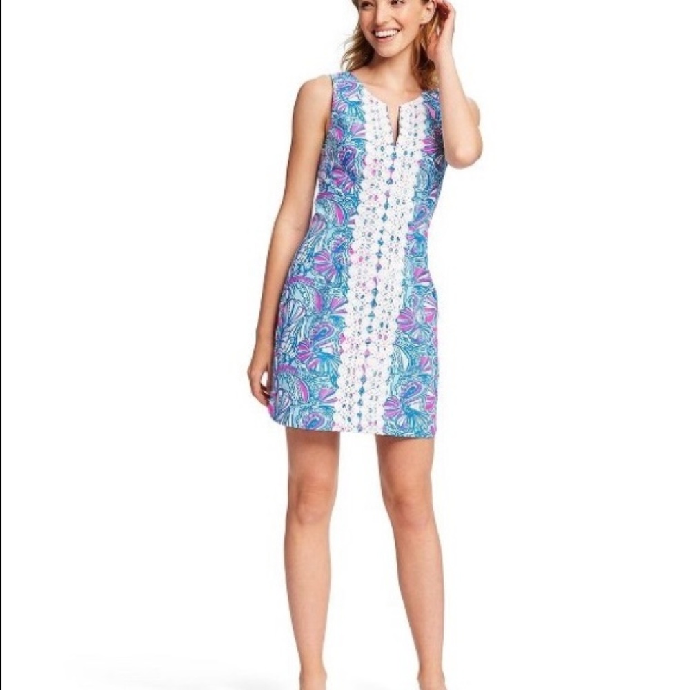 Lilly Pulitzer for Target My Fans Shift Dress Size 12